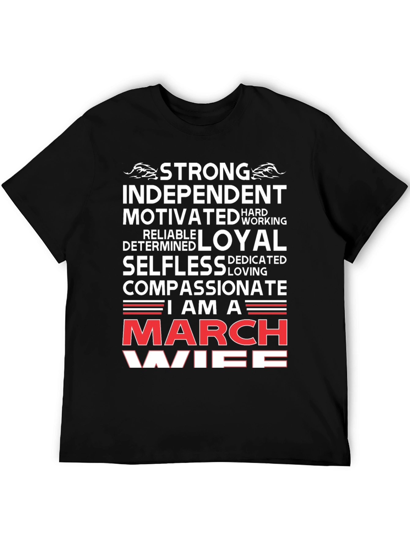 Strong March Wife Graphic T-Shirt