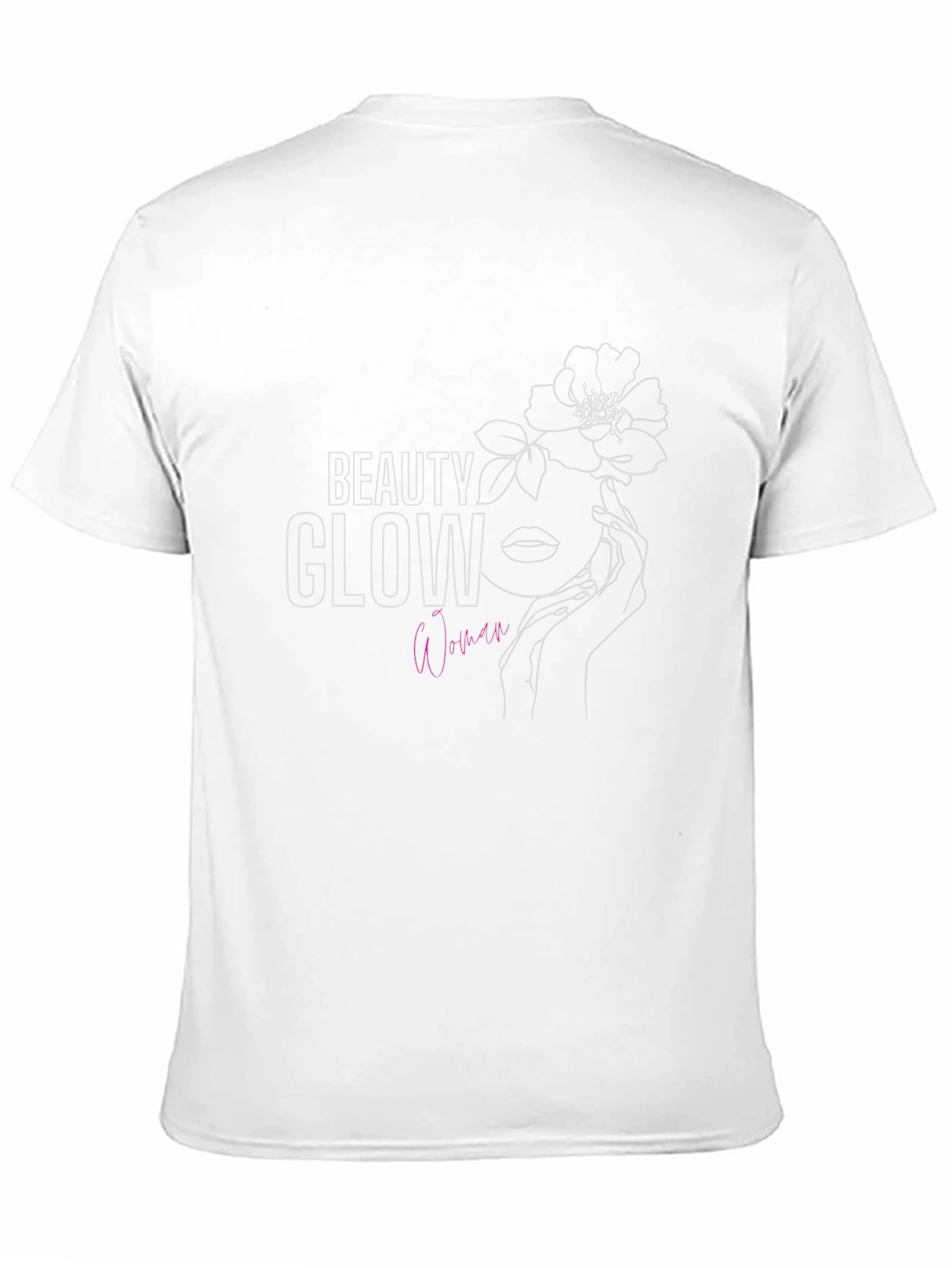 Beauty Glow Woman Graphic Tee - Stylish & Modern