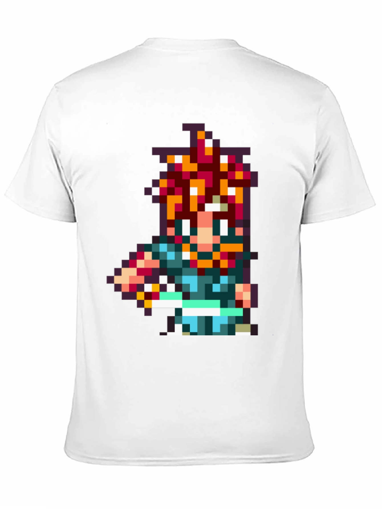 Retro Crono Pixel Art Black T-Shirt