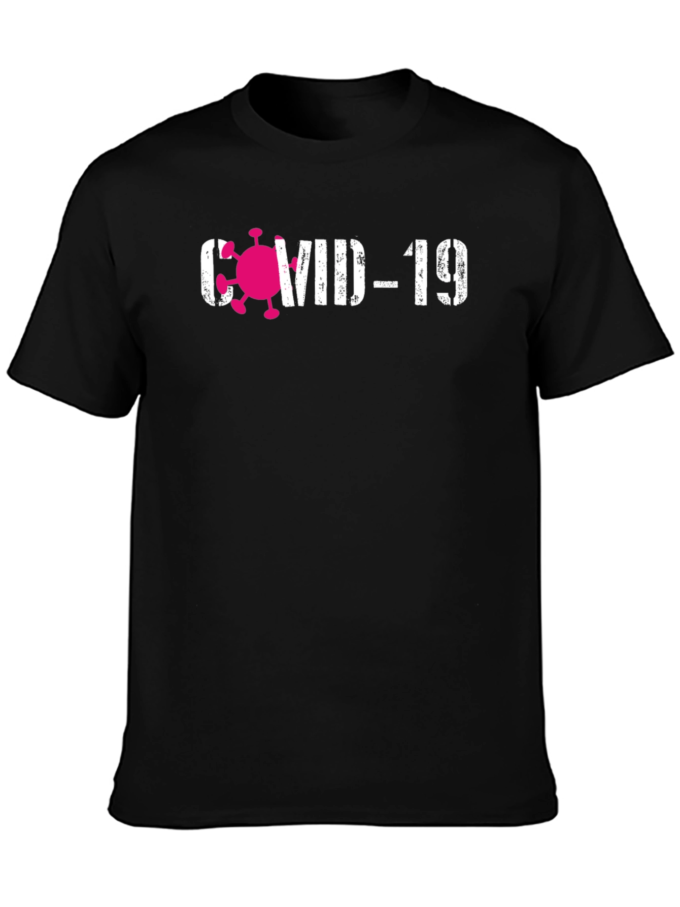 COVID-19 Awareness Graphic Tee - Black