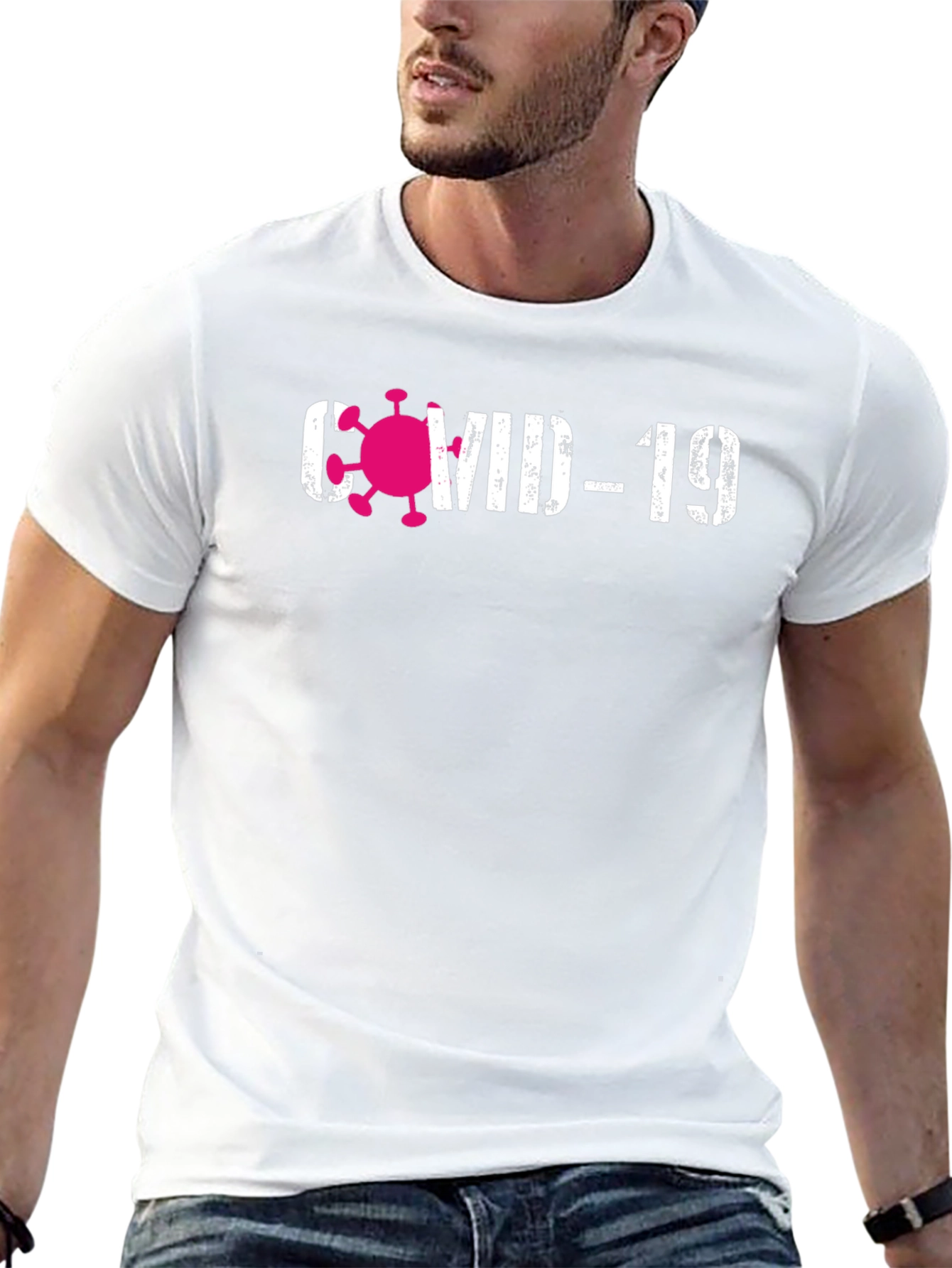COVID-19 Awareness Graphic Tee - Black