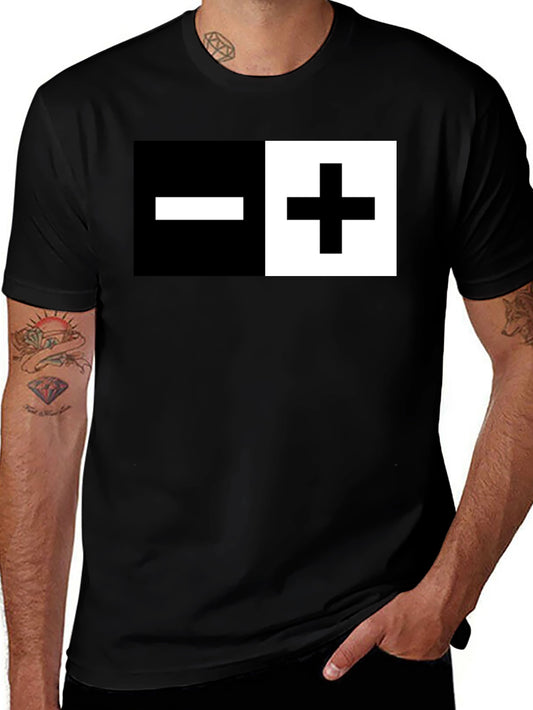 Positive Negative Graphic Tee Shirt