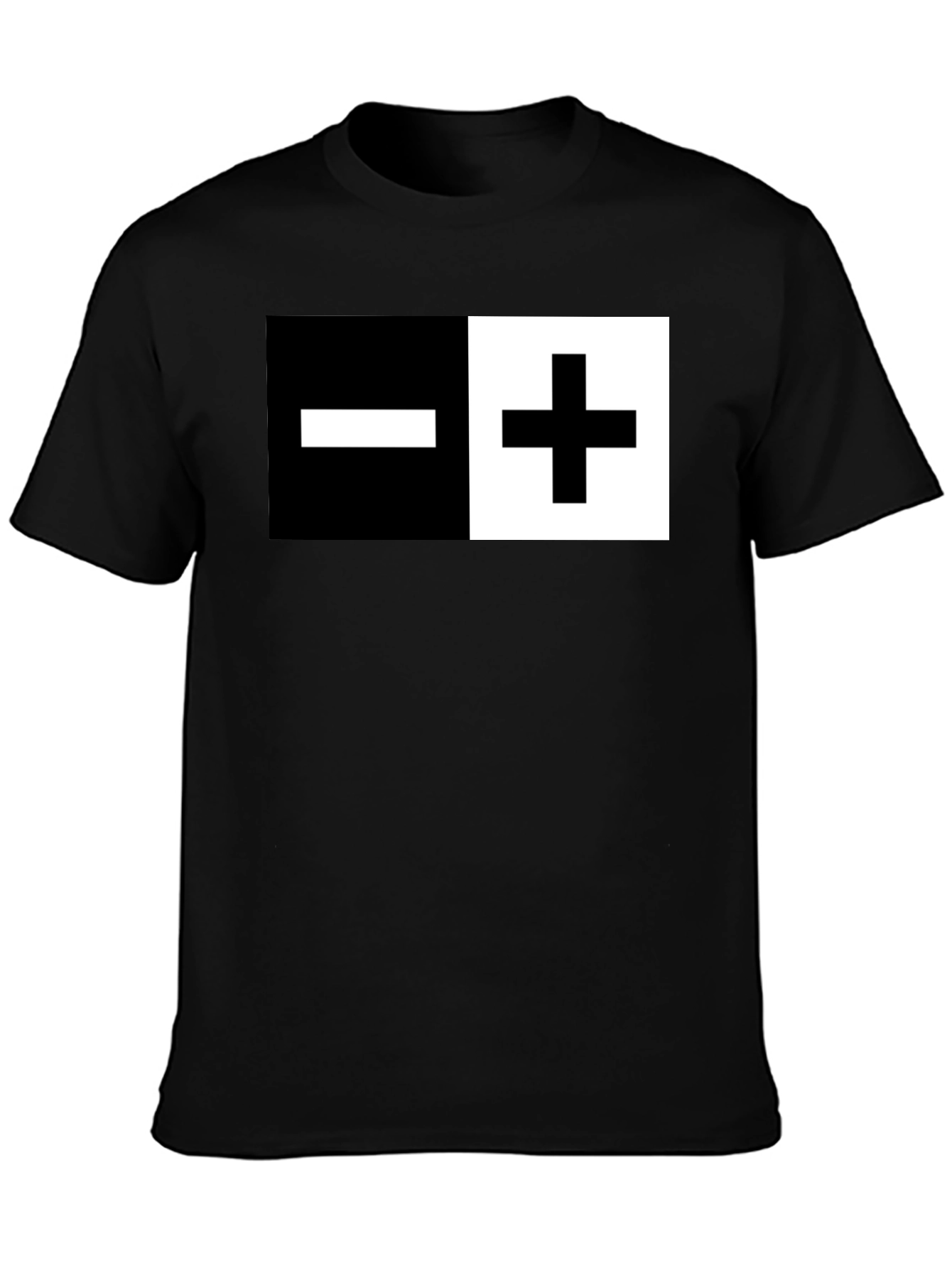 Positive Negative Graphic Tee Shirt