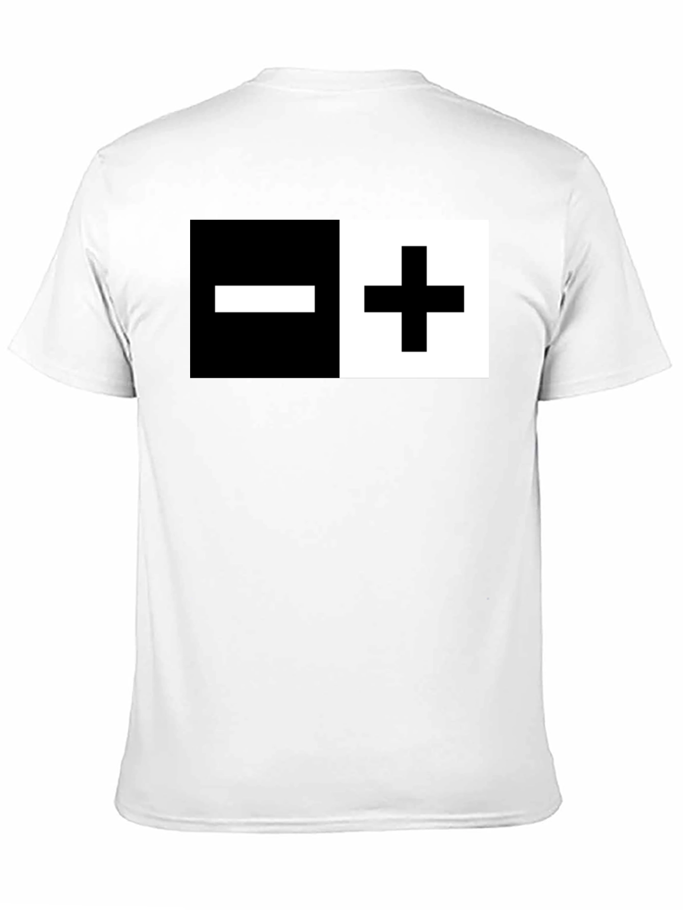 Positive Negative Graphic Tee Shirt