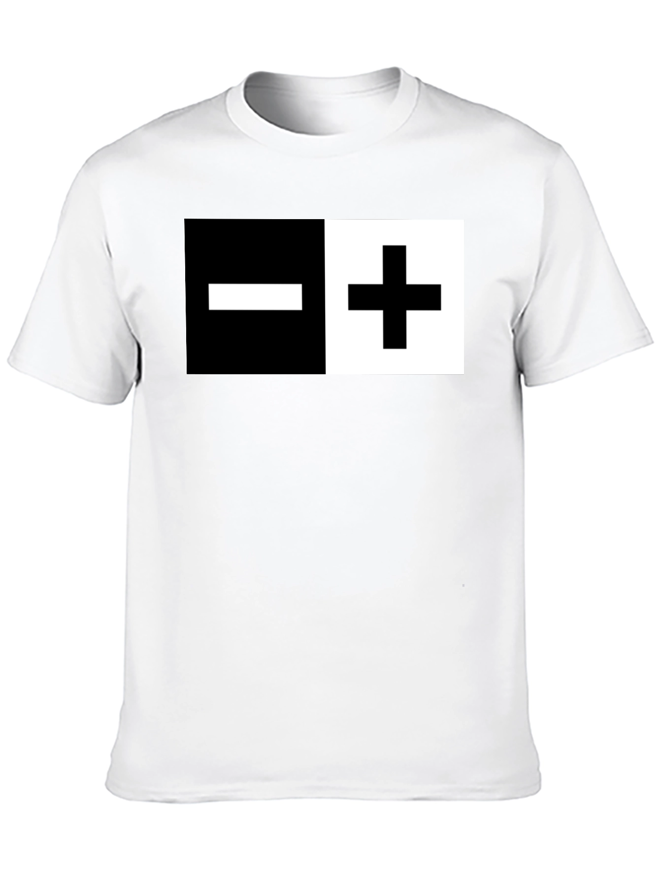 Positive Negative Graphic Tee Shirt