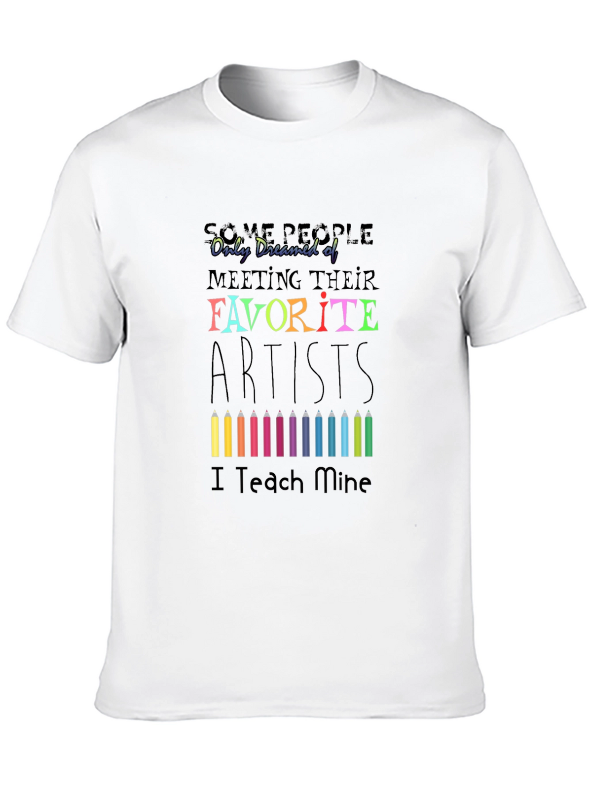 Artist Teacher Black Graphic Tee