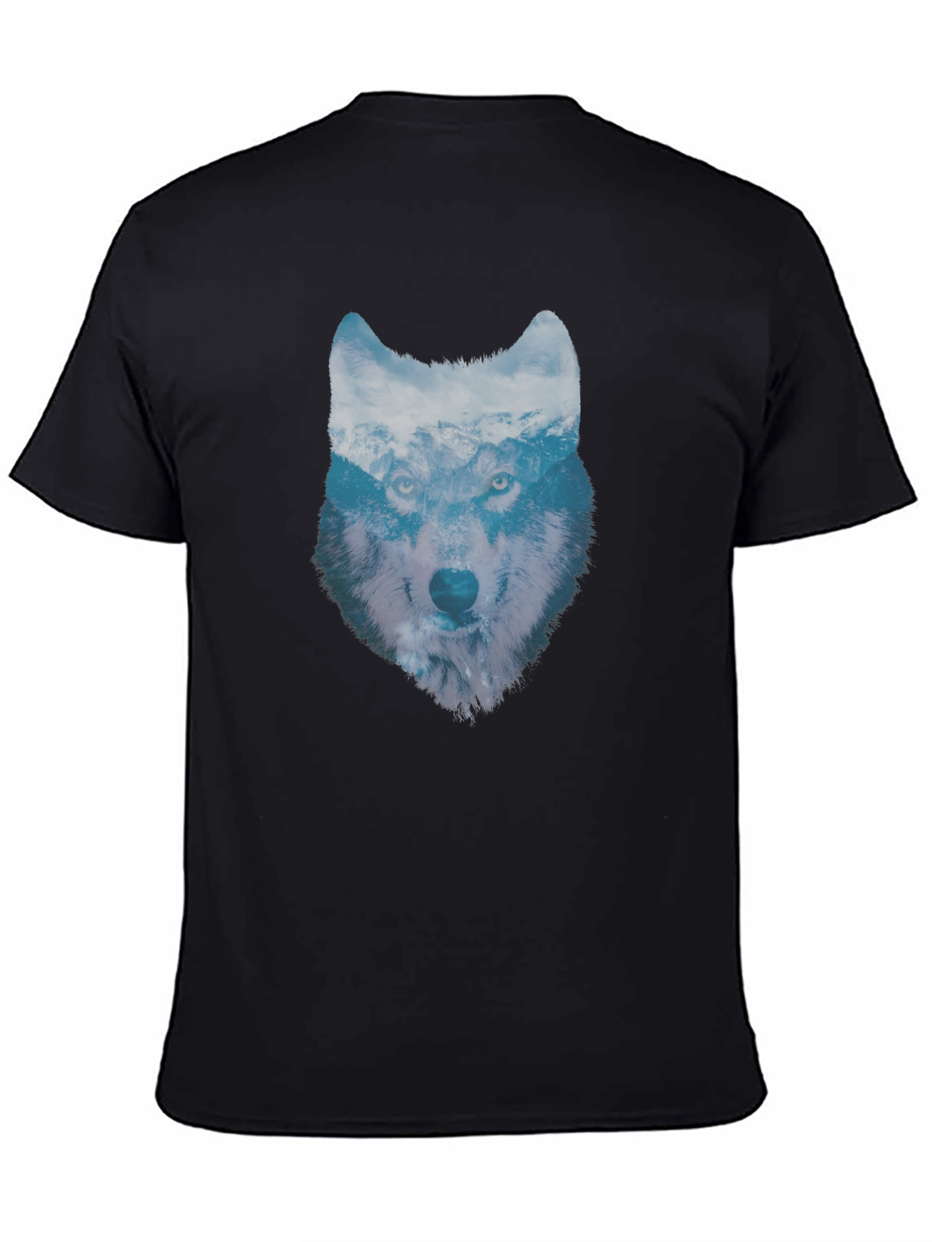 Wolf Graphic T-Shirt - Mens Black Tee