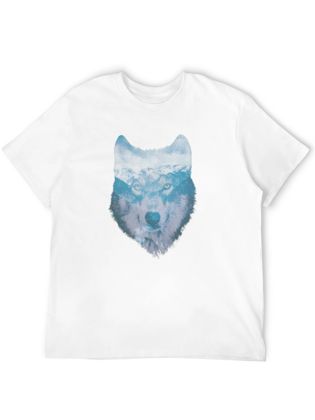 Wolf Graphic T-Shirt - Mens Black Tee
