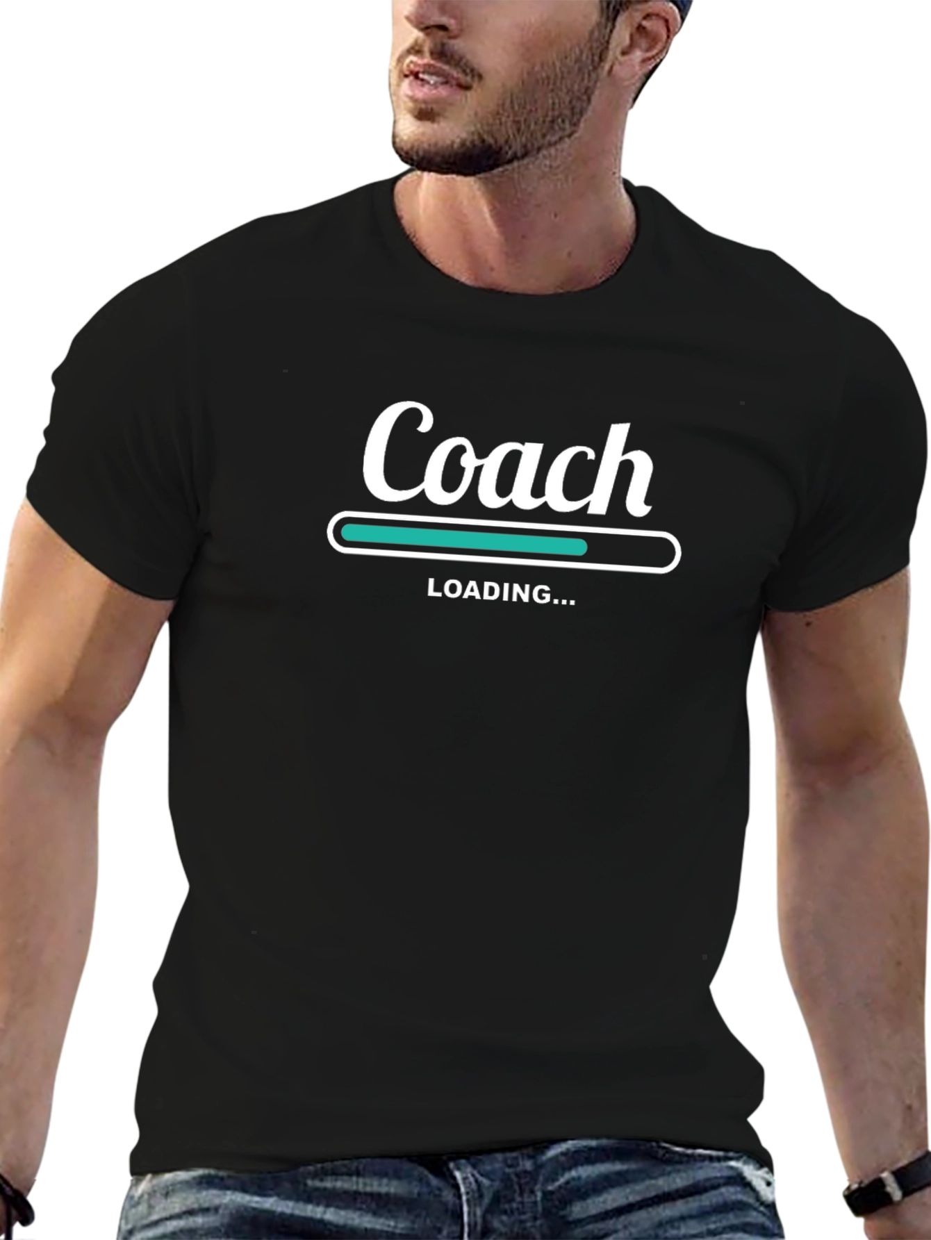 Coach Loading T-Shirt - Black Graphic Tee