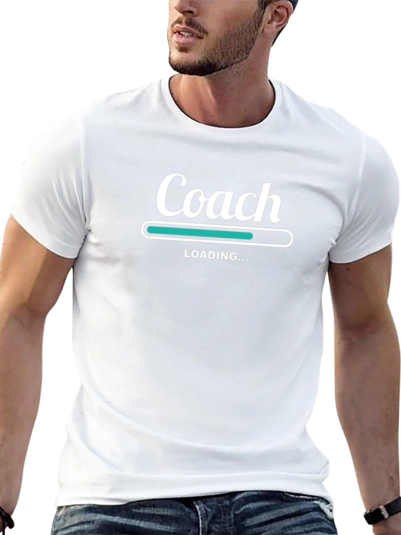 Coach Loading T-Shirt - Black Graphic Tee