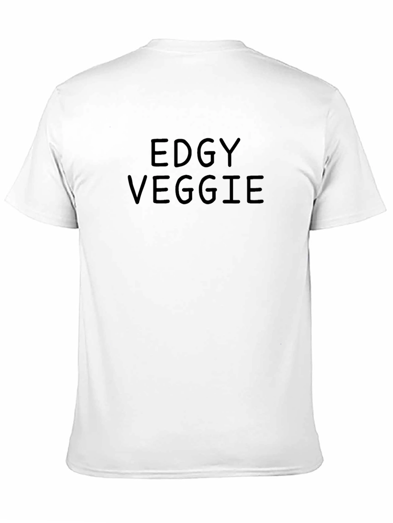 Edgy Veggie Black T-Shirt