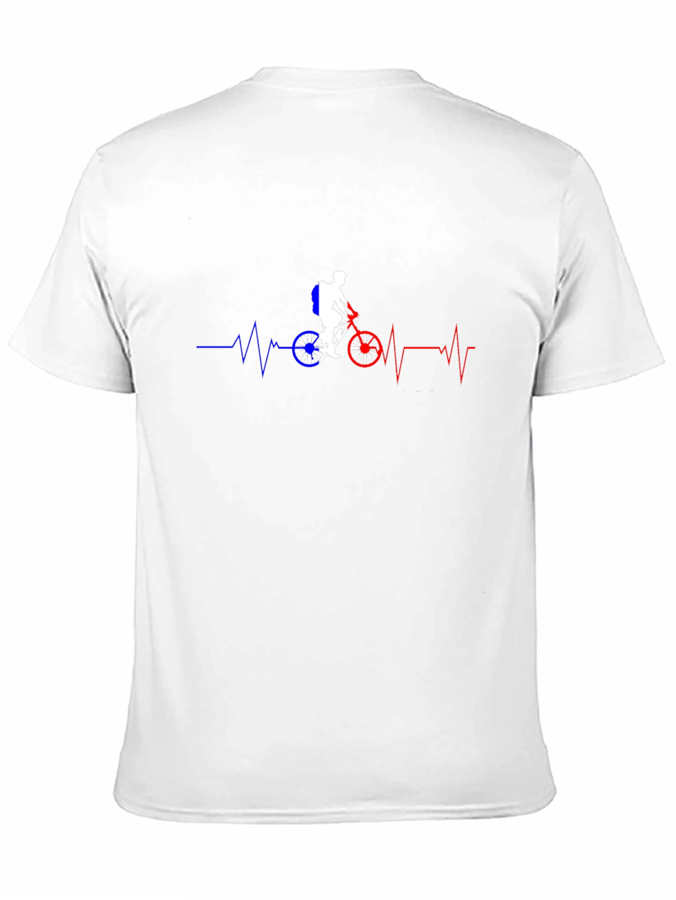 Cycling Heartbeat T-Shirt - Ride with Passion