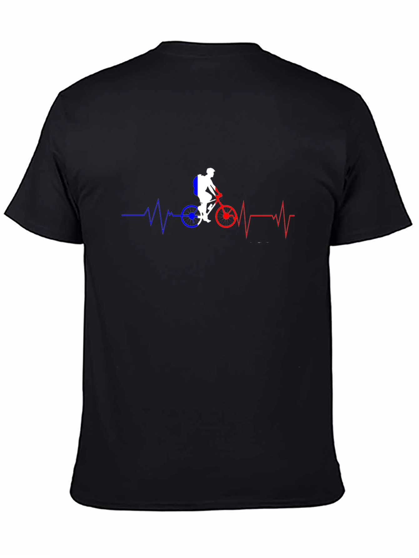 Cycling Heartbeat T-Shirt - Ride with Passion