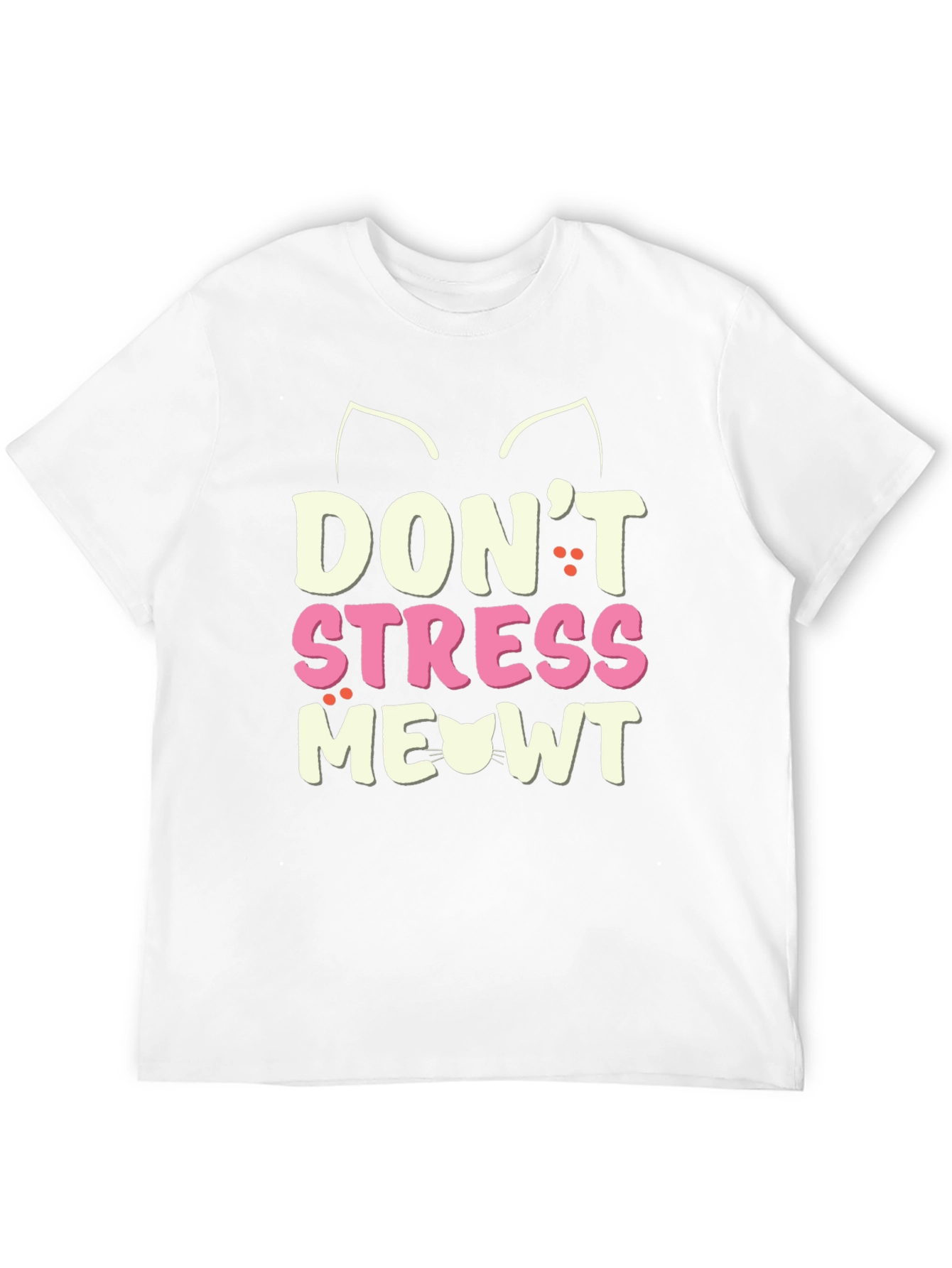 Dont Stress Meowt T-Shirt Cat Lover Tee