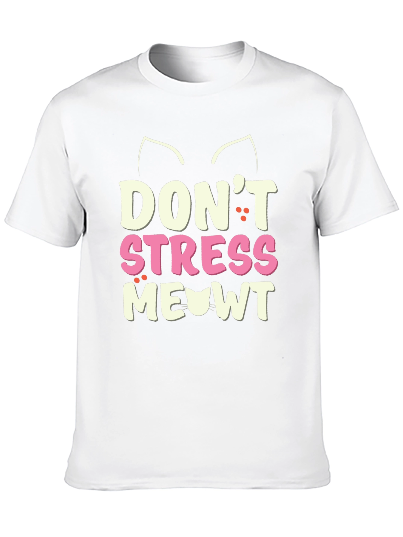 Dont Stress Meowt T-Shirt Cat Lover Tee