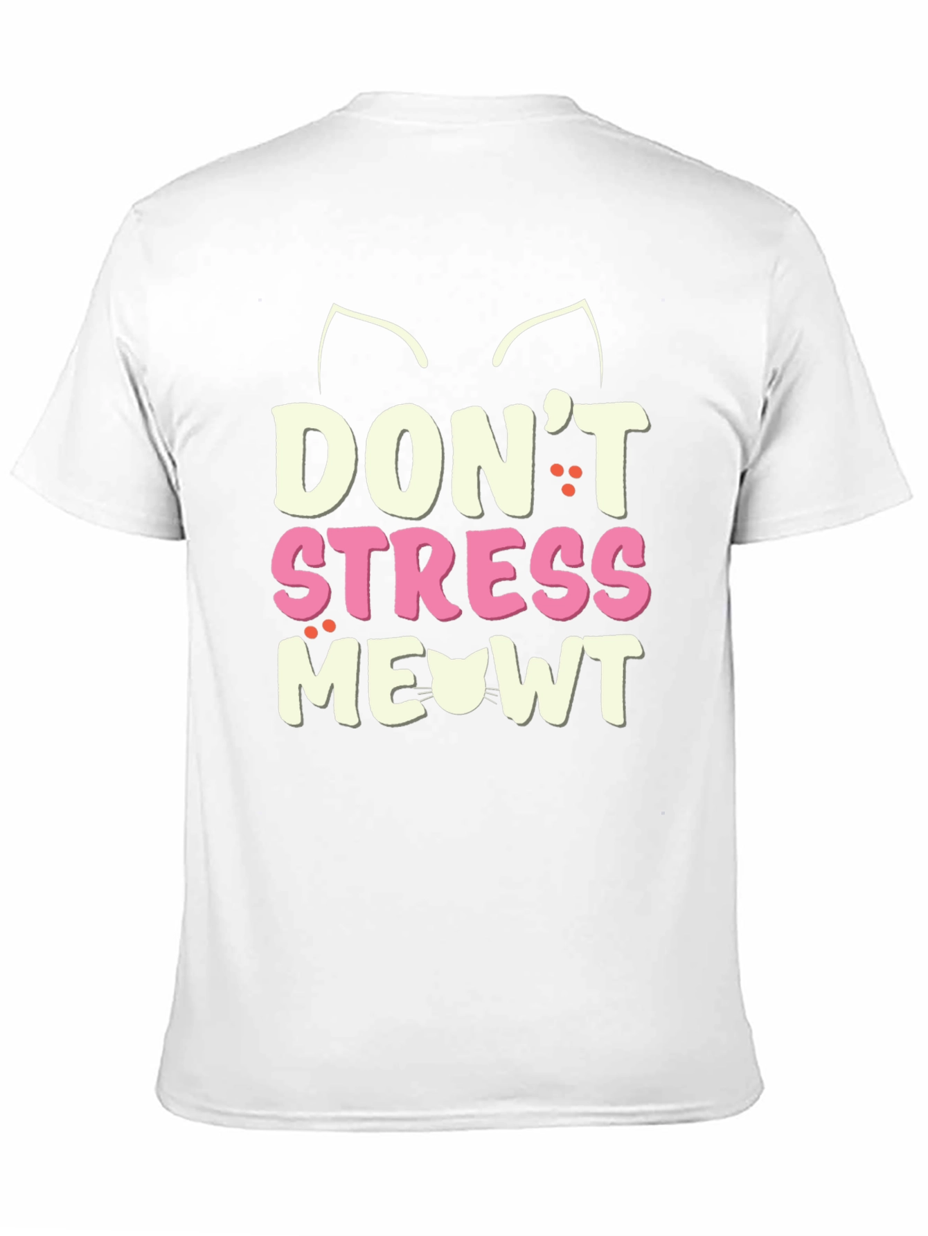 Dont Stress Meowt T-Shirt Cat Lover Tee