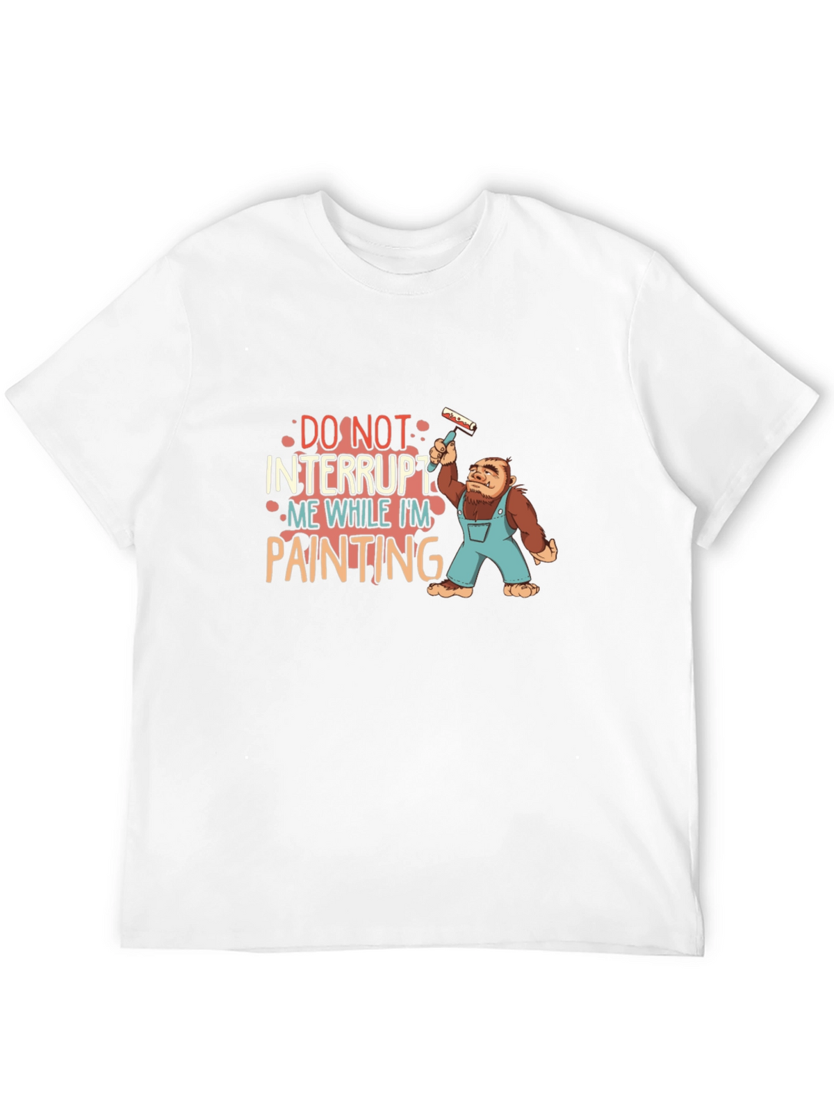Funny Painter T-Shirt - Do Not Interrupt