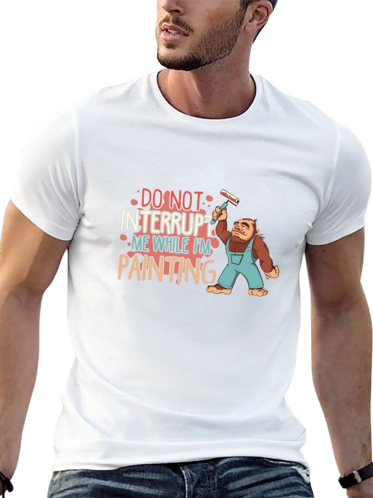Funny Painter T-Shirt - Do Not Interrupt