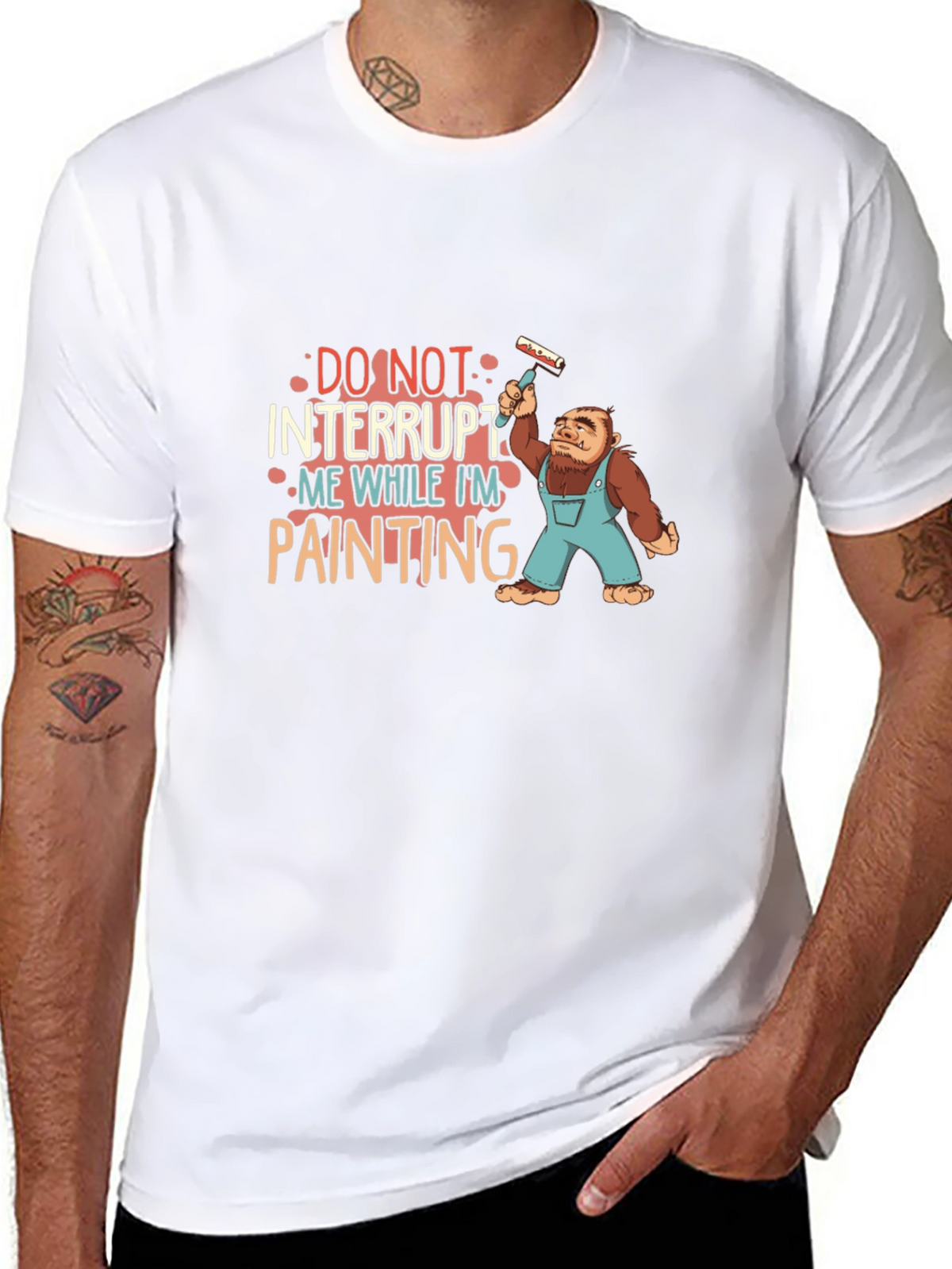 Funny Painter T-Shirt - Do Not Interrupt