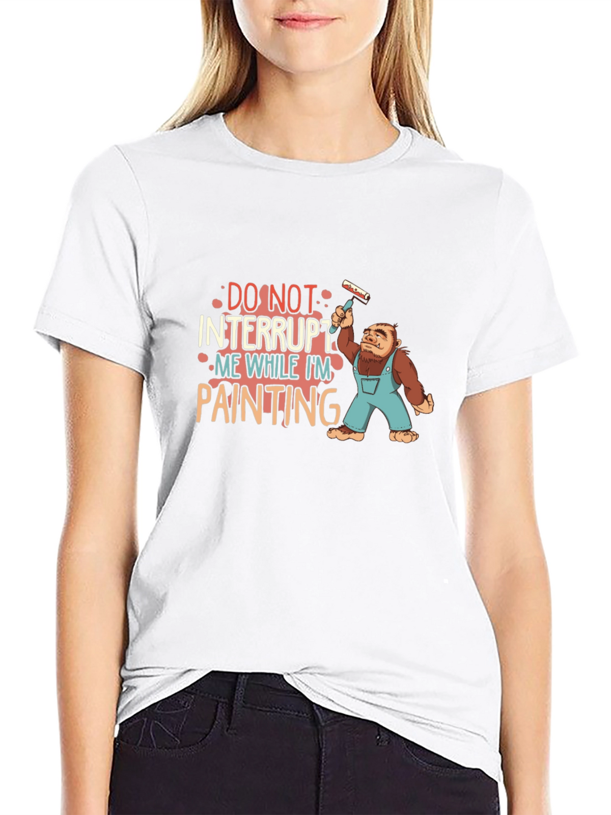 Funny Painter T-Shirt - Do Not Interrupt