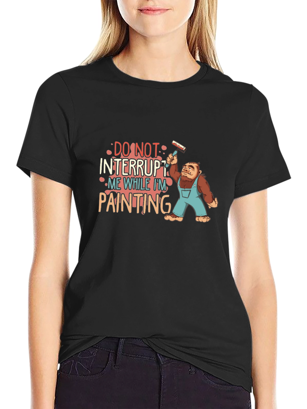 Funny Painter T-Shirt - Do Not Interrupt