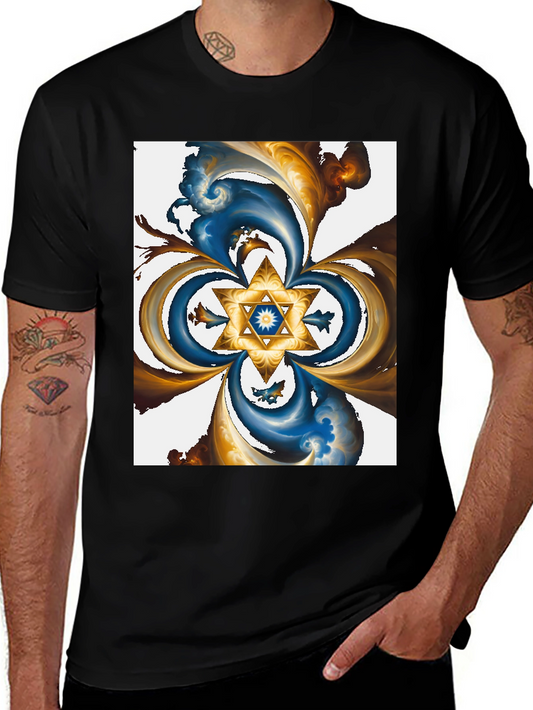 Abstract Star T-Shirt - Stylish Graphic Tee