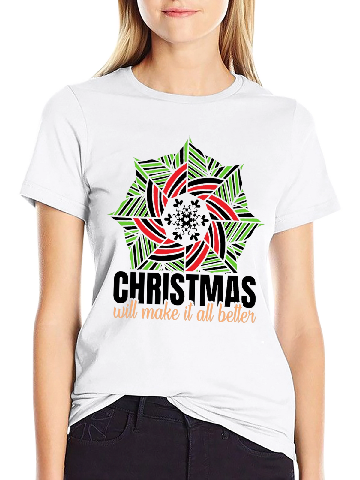 Festive Holiday Graphic T-Shirt