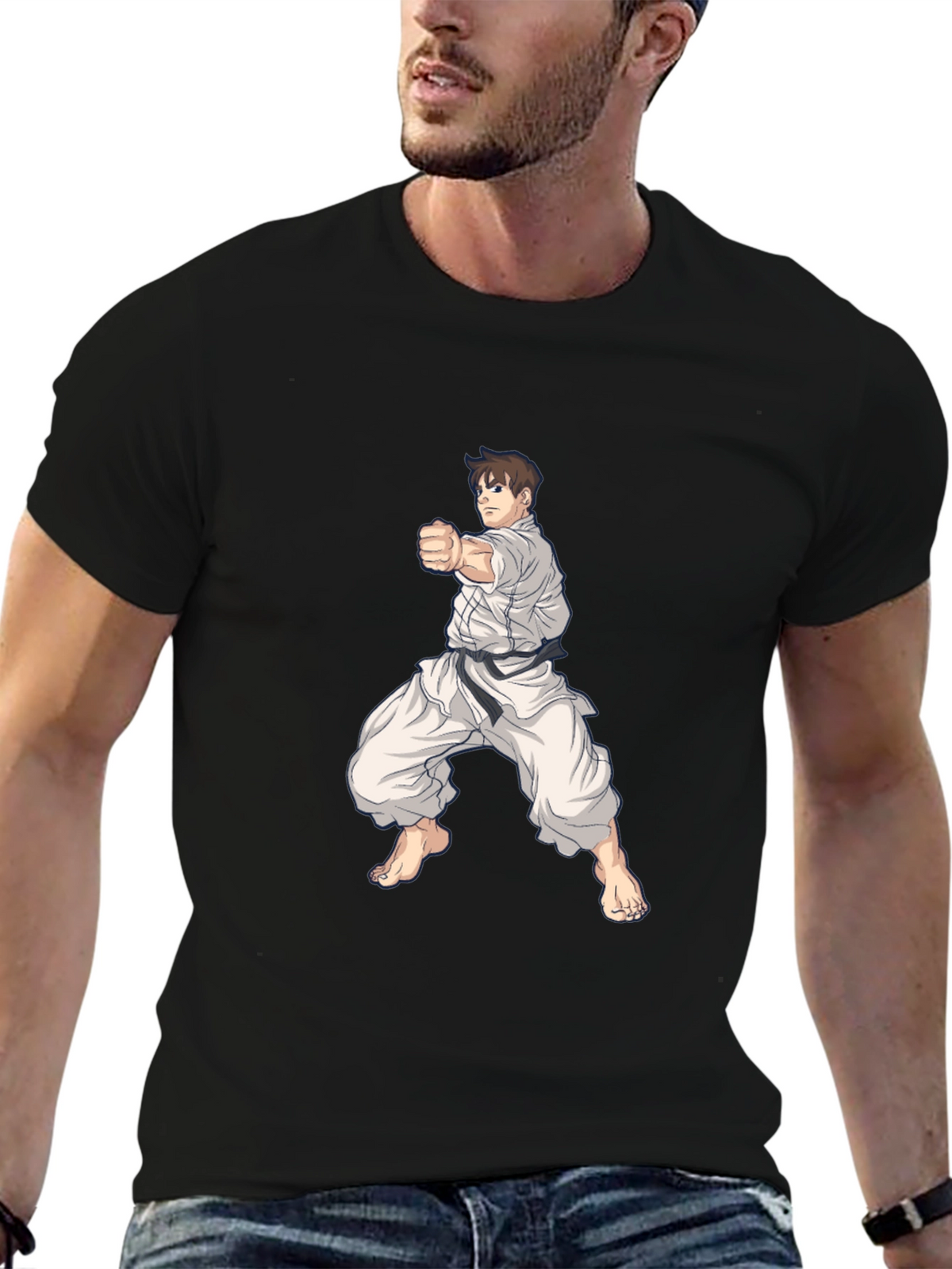 Karate Graphic Tee - Martial Arts Style Shirt