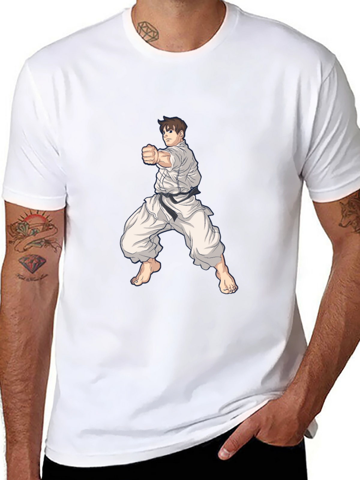 Karate Graphic Tee - Martial Arts Style Shirt