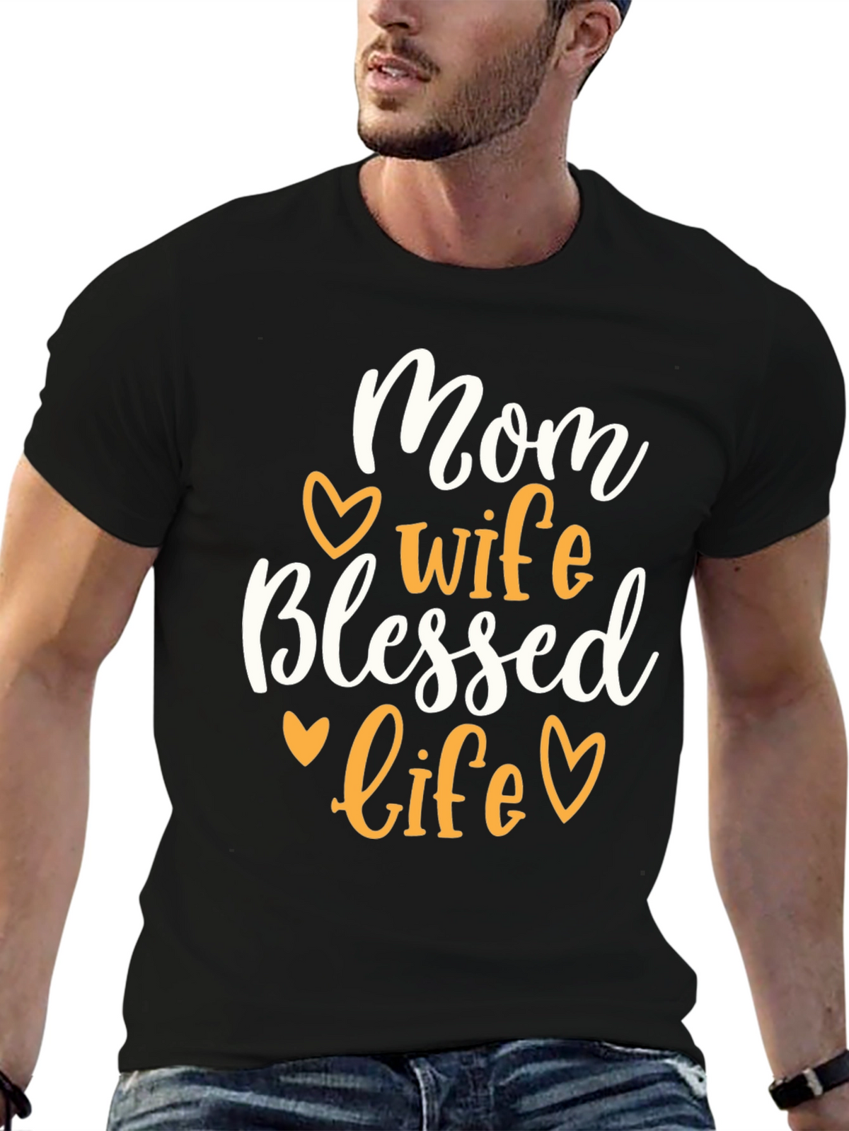 Mom Wife Blessed Life T-Shirt