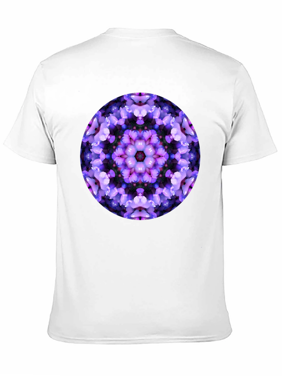 Floral Mandala Graphic Black T-Shirt