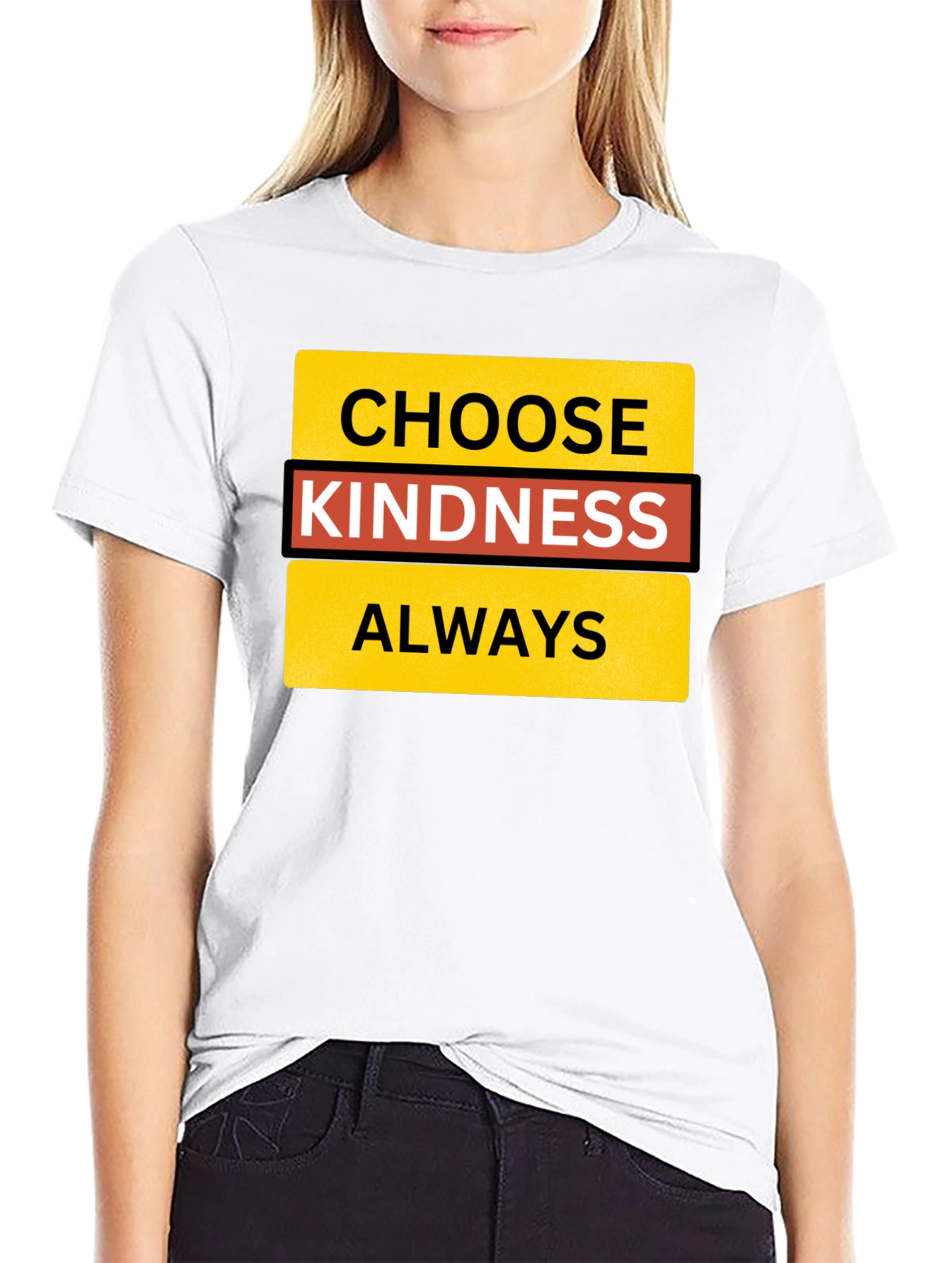 Choose Kindness Always Black T-Shirt
