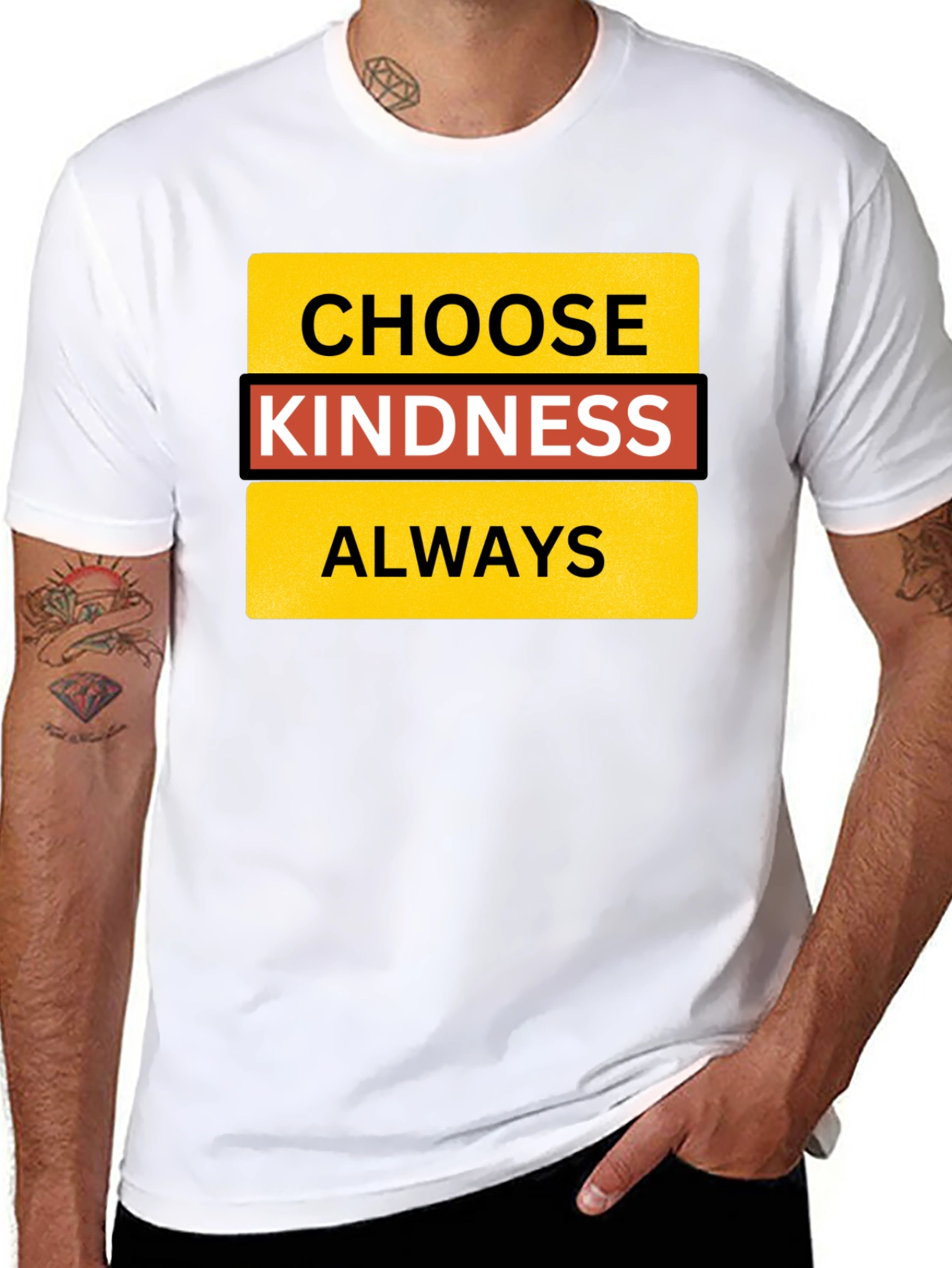 Choose Kindness Always Black T-Shirt