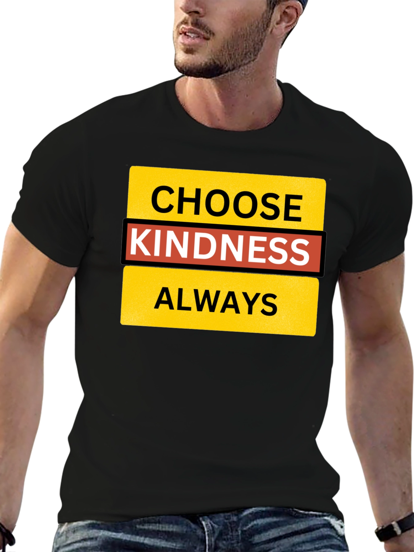 Choose Kindness Always Black T-Shirt