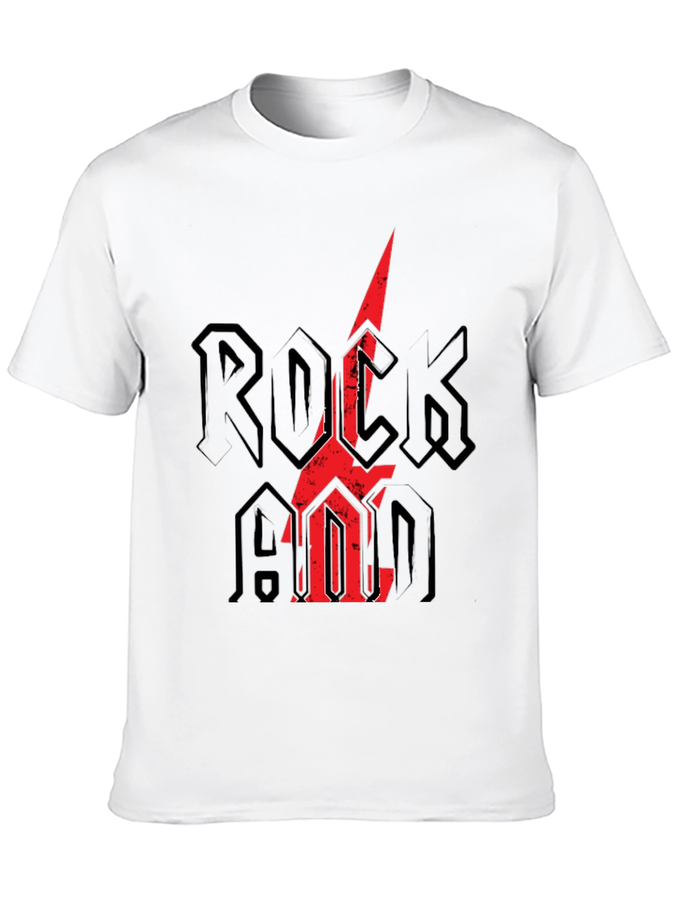 Rock and Roll T-Shirt - Mens Black Graphic Tee
