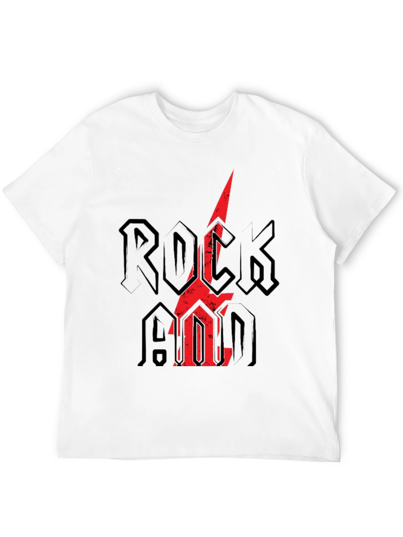 Rock and Roll T-Shirt - Mens Black Graphic Tee