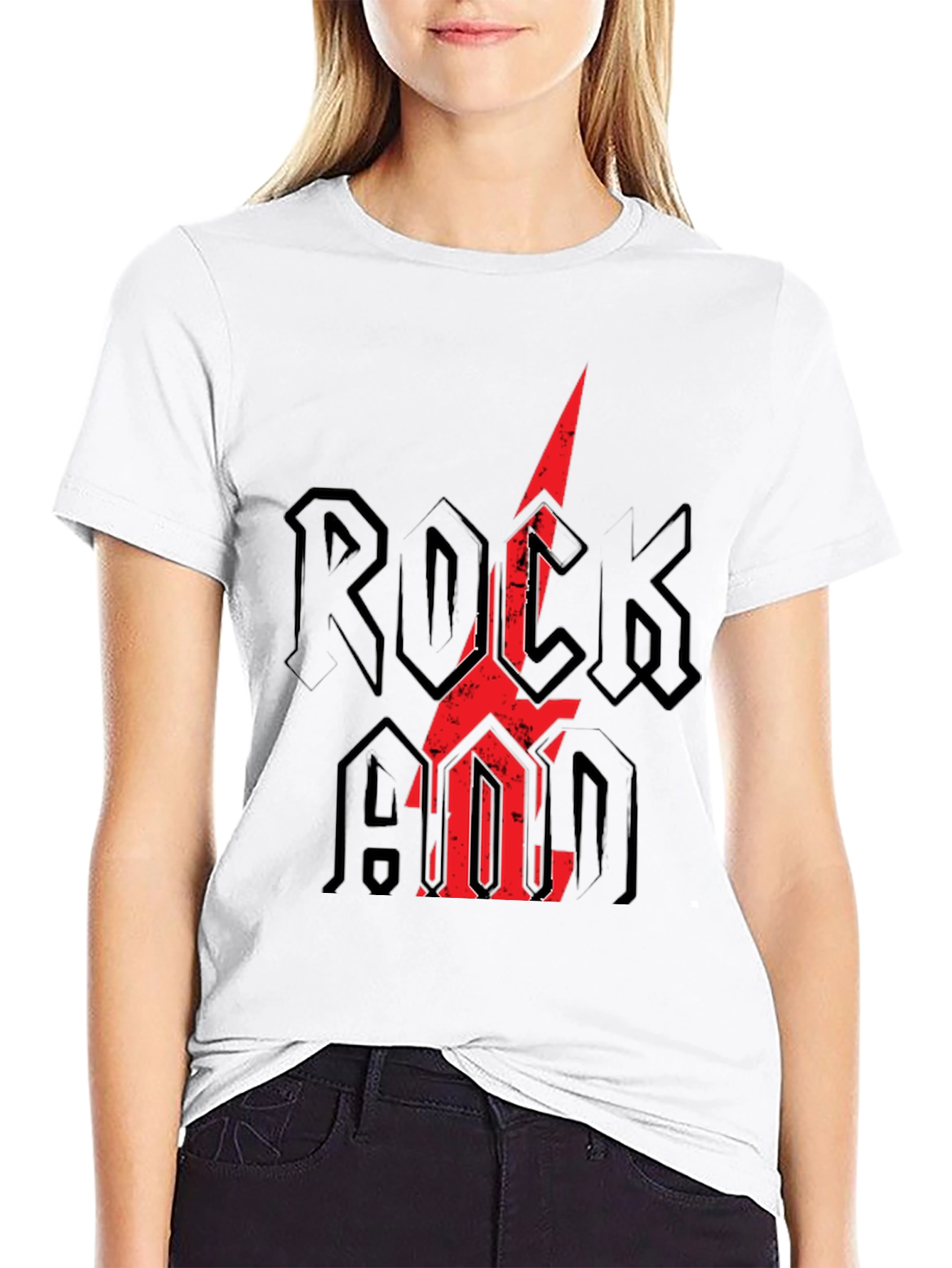 Rock and Roll T-Shirt - Mens Black Graphic Tee