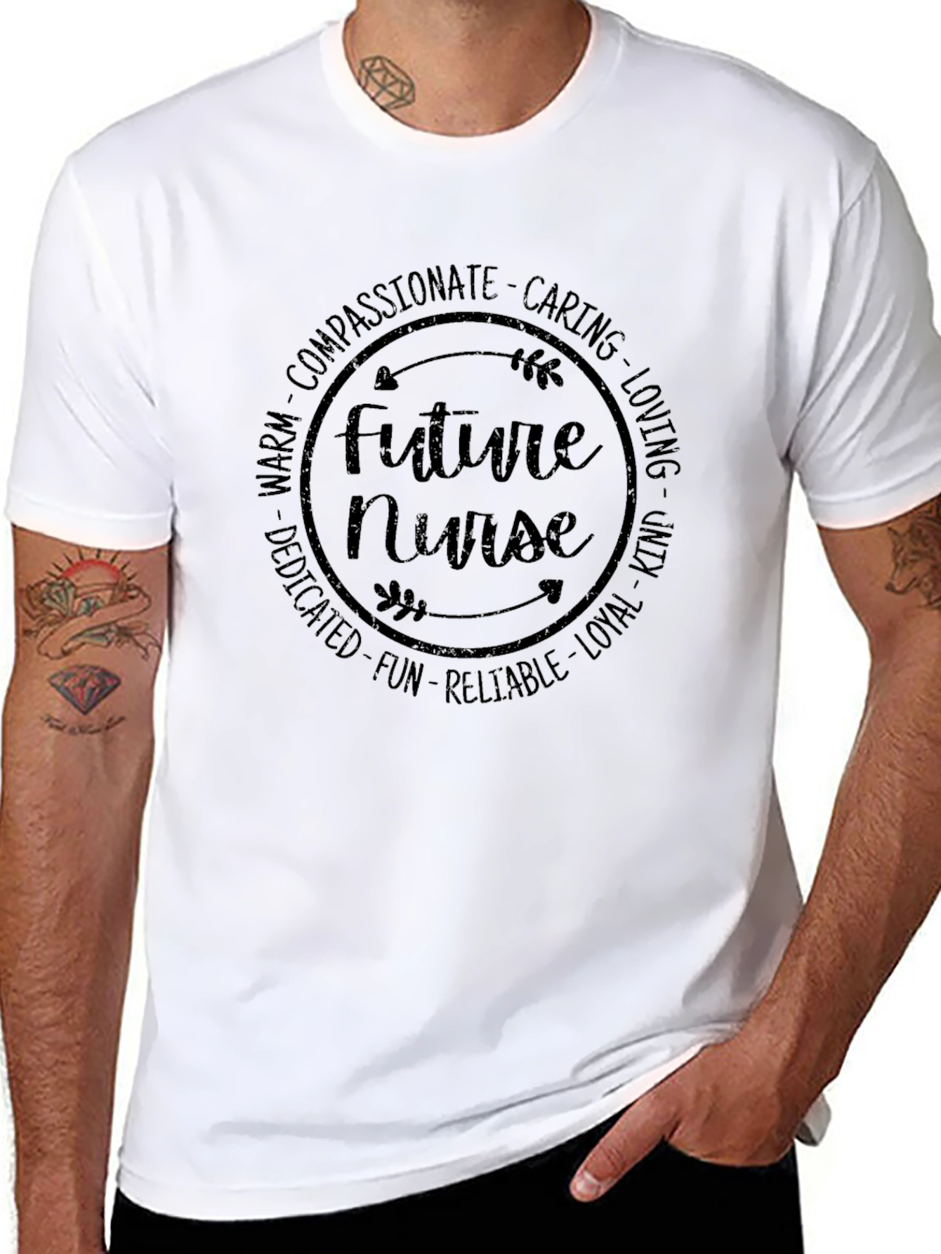 Future Nurse Black T-Shirt