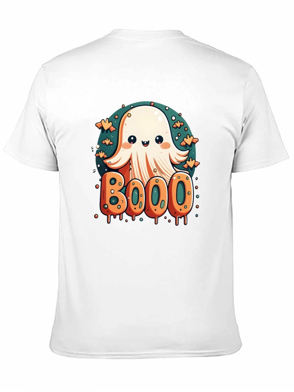 Cute Ghost BOOO Graphic Tee - Halloween