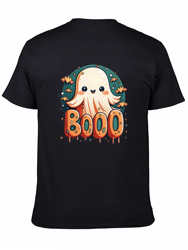 Cute Ghost BOOO Graphic Tee - Halloween