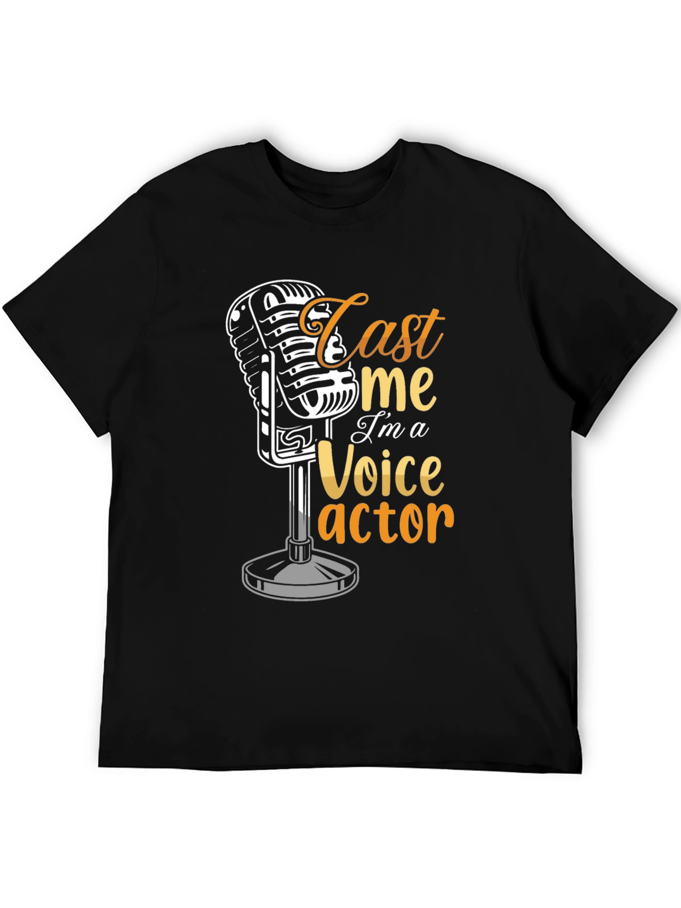 Cast Me Voice Actor Graphic T-Shirt