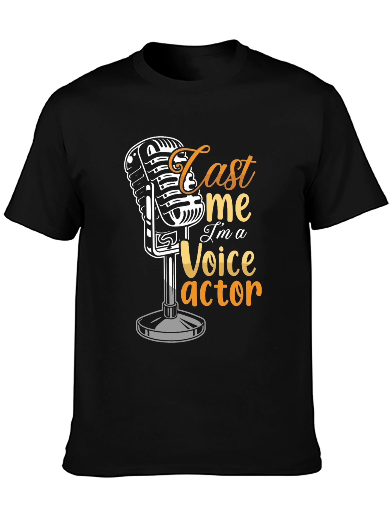 Cast Me Voice Actor Graphic T-Shirt