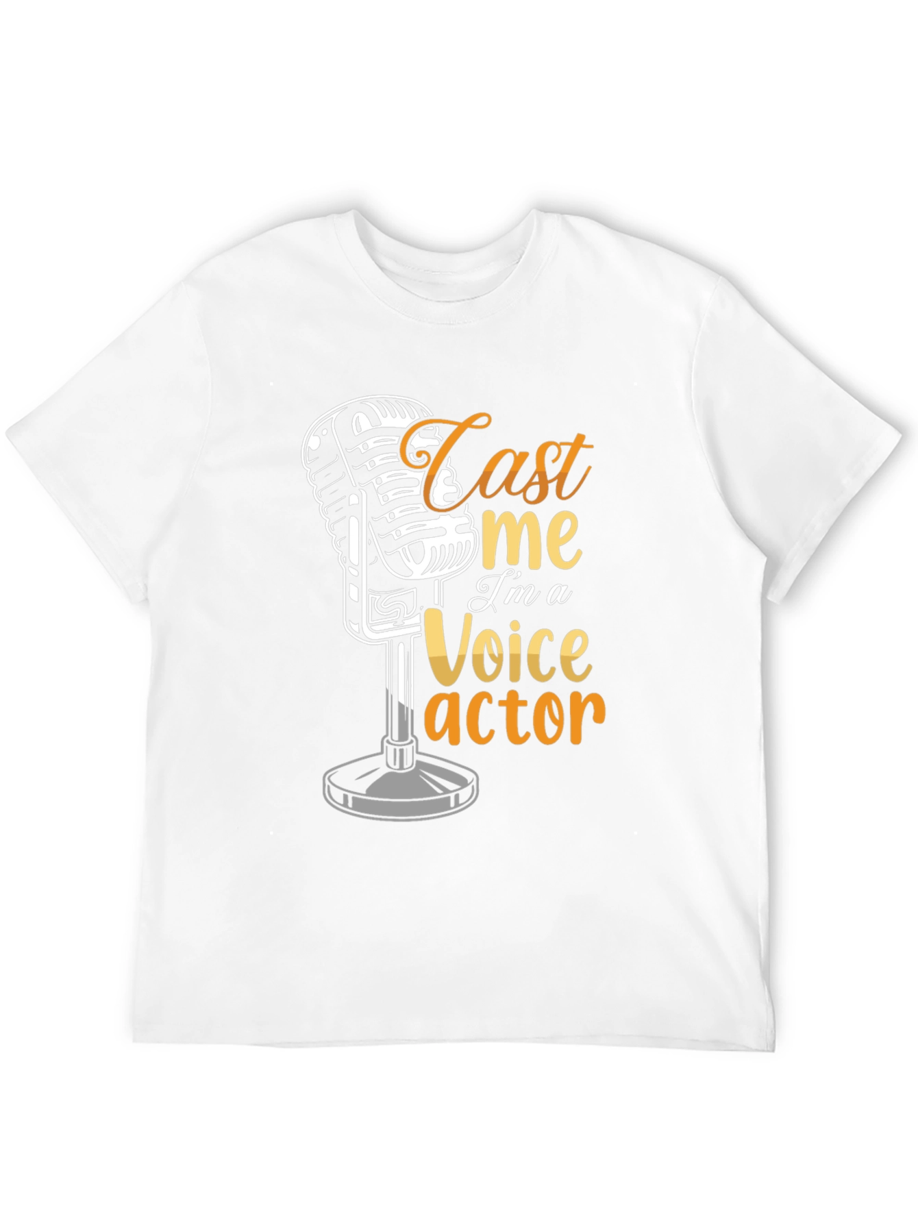 Cast Me Voice Actor Graphic T-Shirt