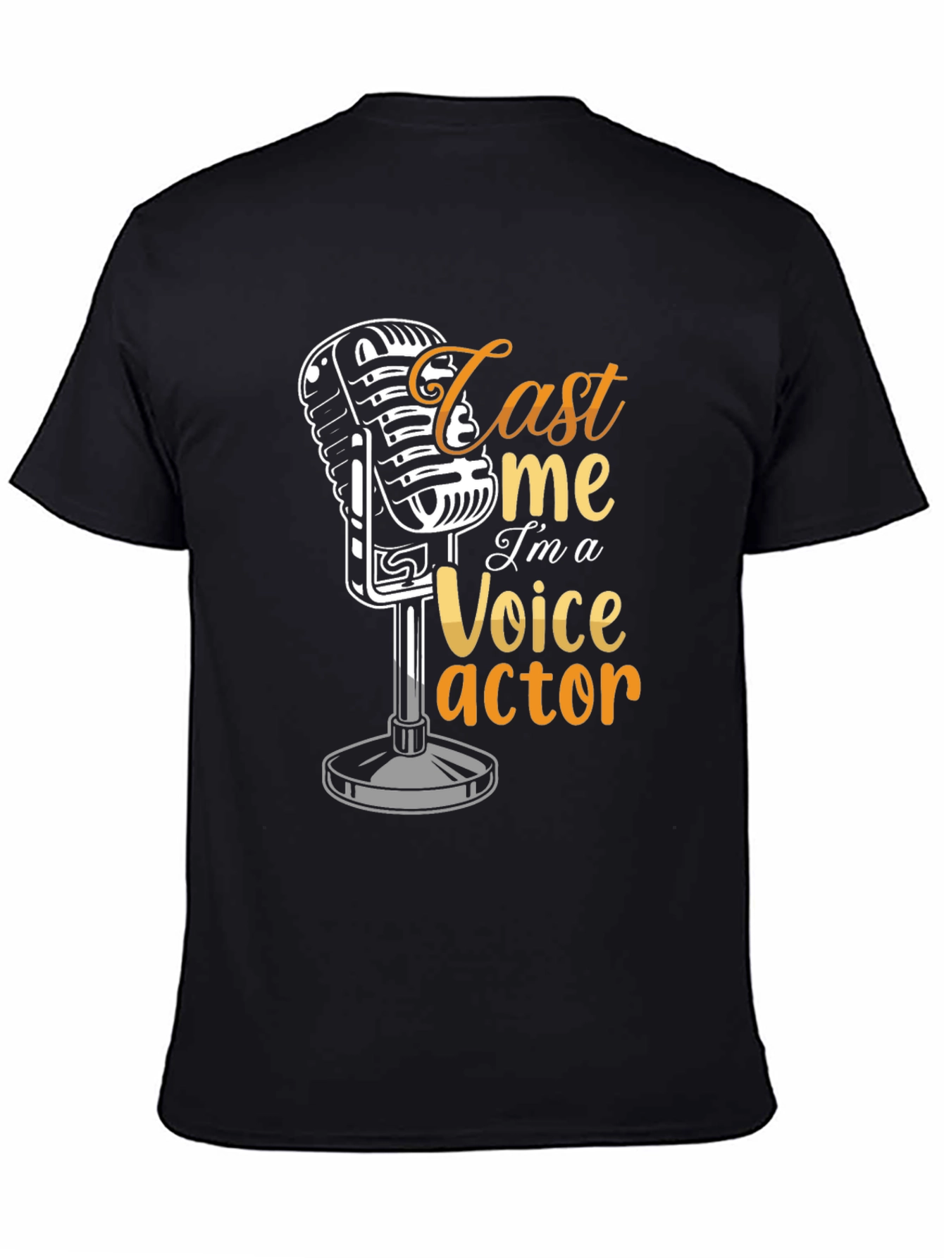 Cast Me Voice Actor Graphic T-Shirt