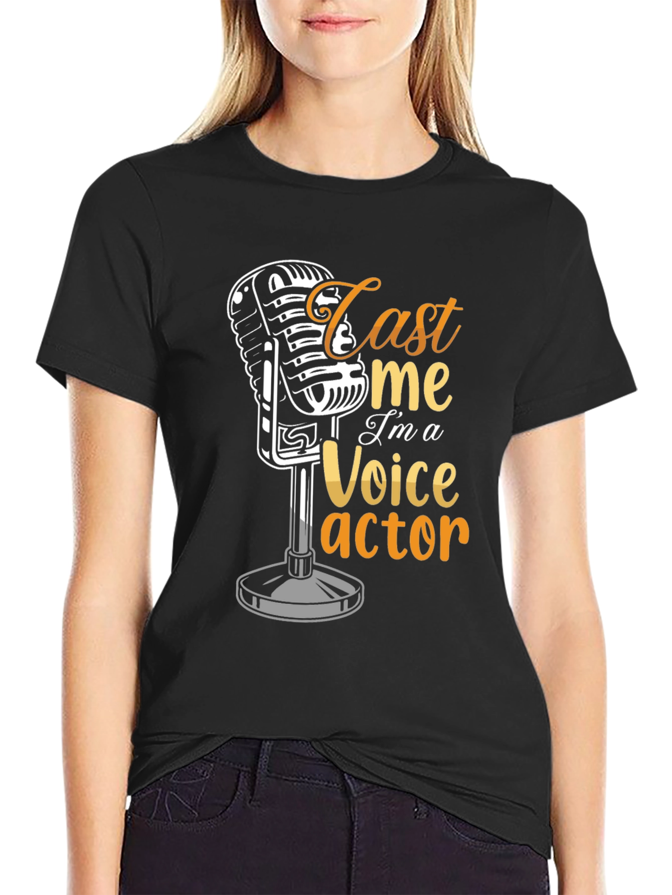 Cast Me Voice Actor Graphic T-Shirt