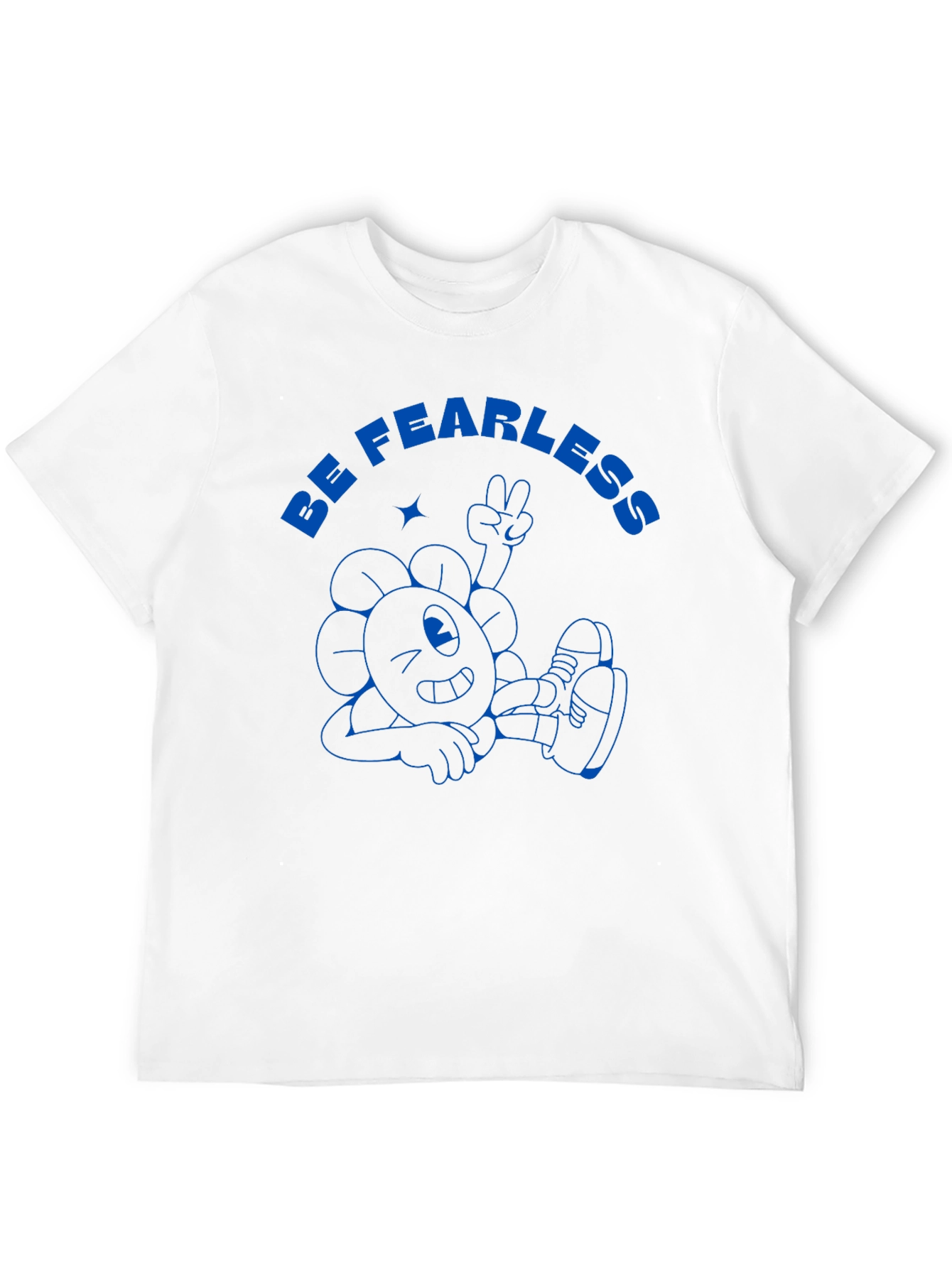 Be Fearless Black Graphic Tee