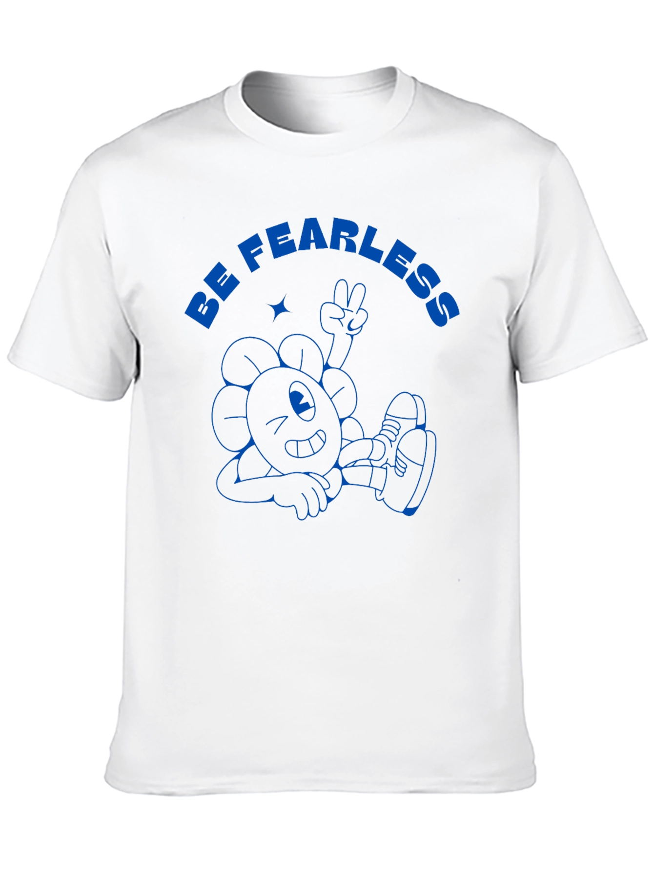 Be Fearless Black Graphic Tee