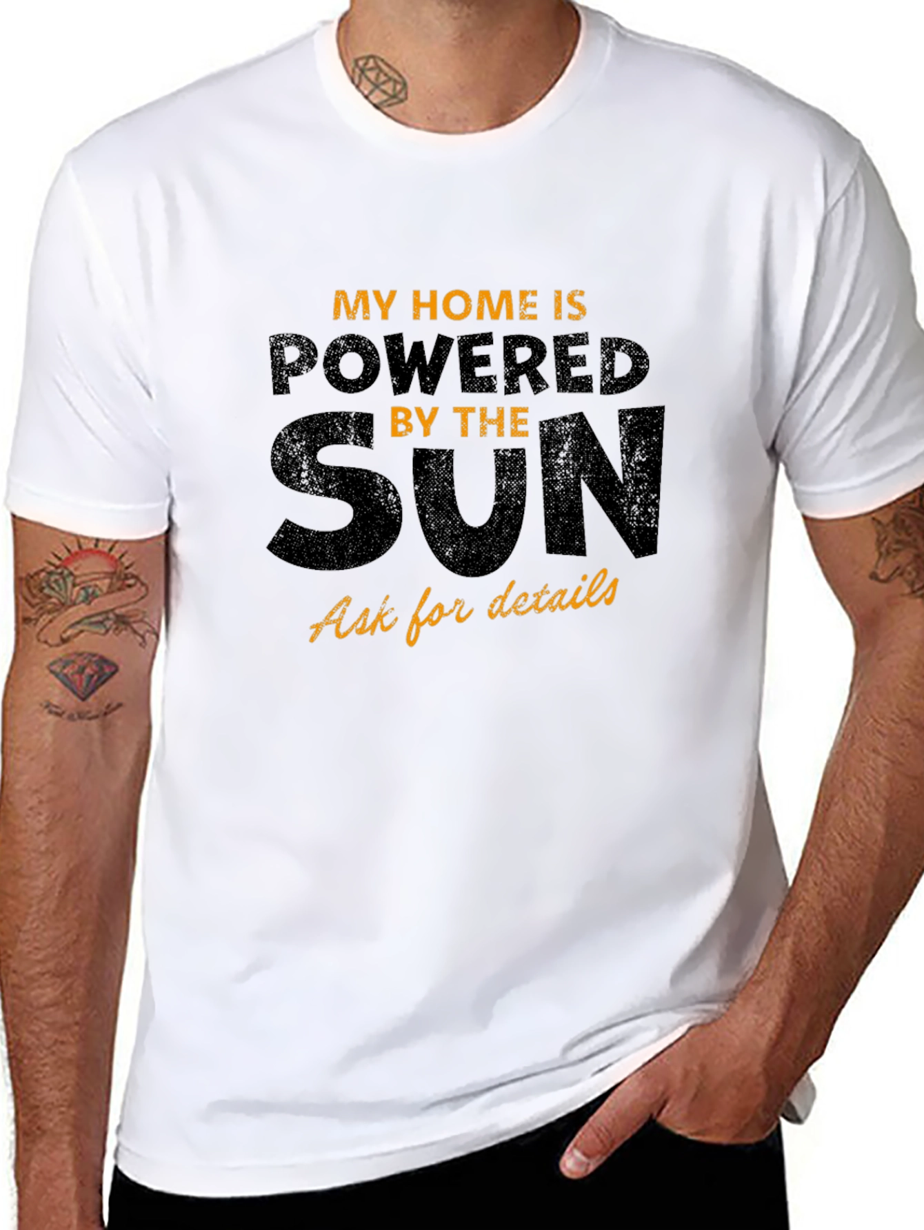Solar Powered T-Shirt - Eco Friendly Apparel