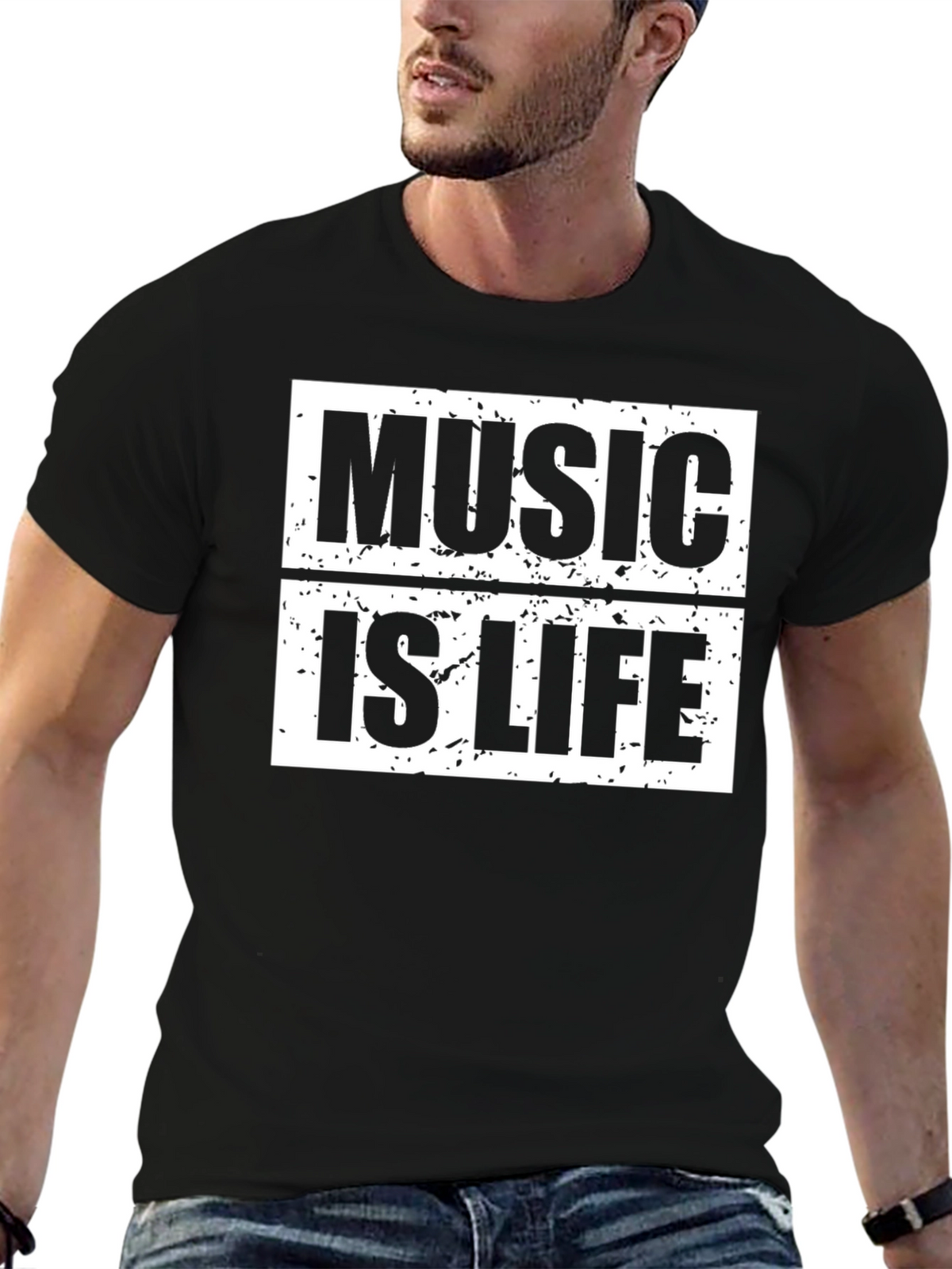 Music is Life Graphic T-Shirt
