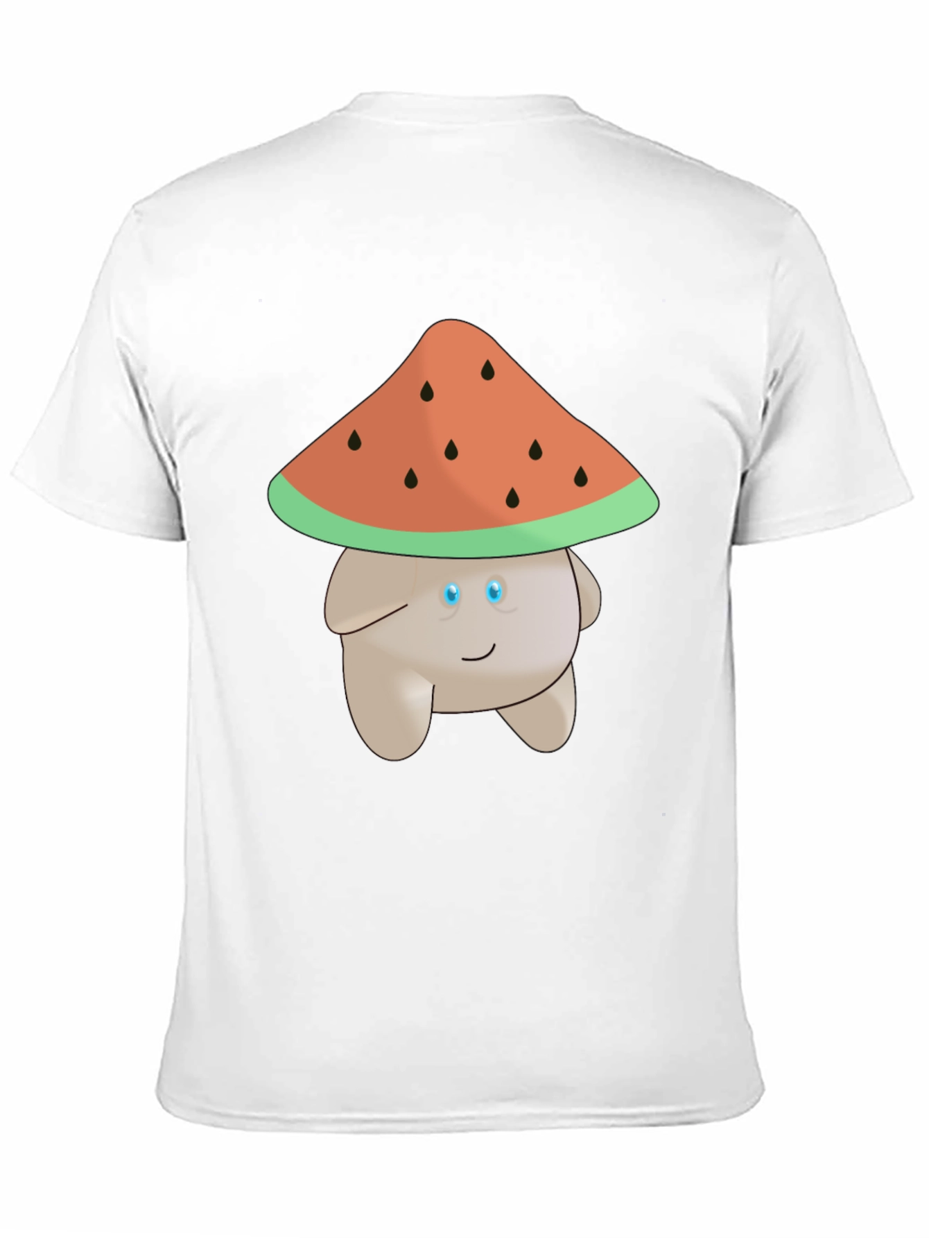 Whimsical Watermelon Mushroom Graphic Tee
